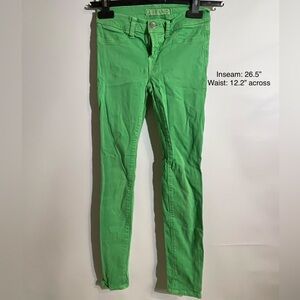 J Brand Girls Green Denim Pants